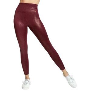 11 EleVen by Venus Williams Wonder Woman Corset Leggings Medium New Wine Gold